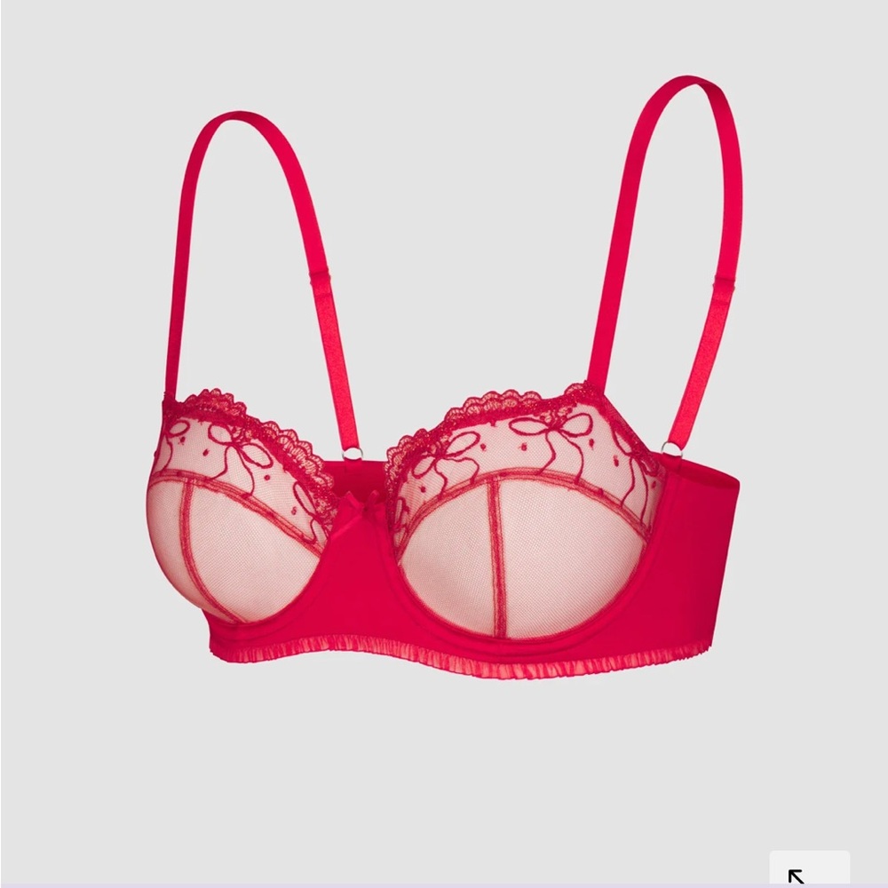 Savage X Fenty Red Bra and Panty Set